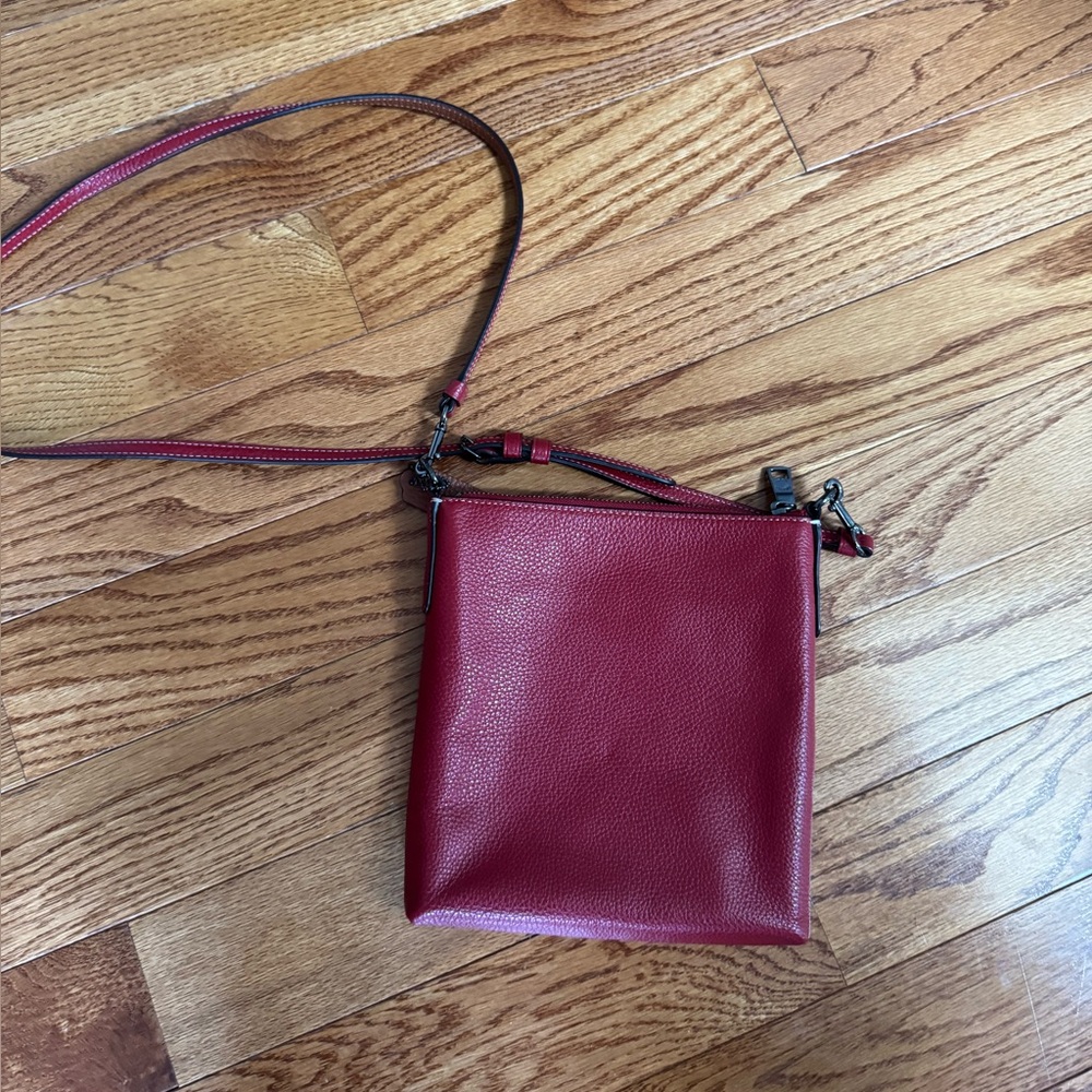 RARE COACH Minnie Mouse Kitt Messenger Crossbody Motif Red Leather Bag - NWOT‎ - Picture 4 of 13